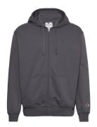 Champion Full Zip Hoodie Sweatshirt Grå