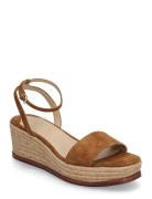 Lauren Ralph Lauren Leona Suede Espadrille Brun