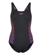 Speedo Womens Placement Muscleback Svart