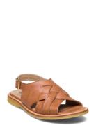 ANGULUS Sandals - Flat - Open Toe - Op Brun