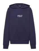 Ralph Lauren Kids Logo French Terry Hoodie Marinblå