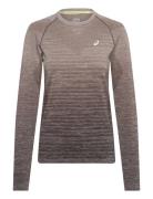 Asics Seamless Ls Top Brun