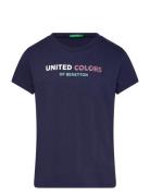 United Colors Of Benetton T-Shirt Marinblå