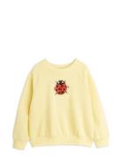 Mini Rodini Ladybugs Emb Sweatshirt Gul