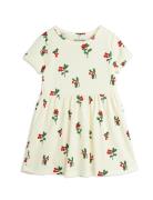 Mini Rodini Lingonberries Aop Ss Dress Beige