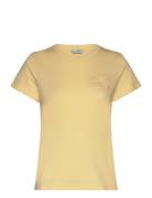 GANT Reg Tonal Shield Ss T-Shirt Gul