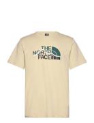 The North Face M Ss Mountain Line Tee Beige