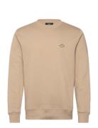 Mads Nørgaard Standard Crew Logo Sweat Beige