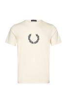 Fred Perry Textr Laurel Wreath Tee Vit