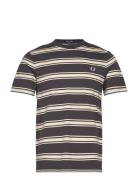 Fred Perry Fine Stripe T-Shirt Svart