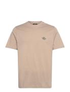 Mads Nørgaard Cotton Jersey Frode Emb Logo Tee Beige