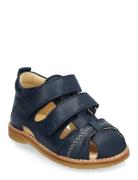 ANGULUS Sandals - Flat - Closed Toe Marinblå