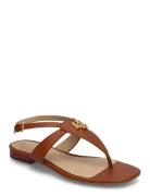 Lauren Ralph Lauren Everley Calfskin Sandal Brun