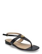 Lauren Ralph Lauren Everley Calfskin Sandal Svart