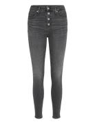 Calvin Klein Jeans High Rise Super Skinny Ankle Svart