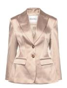 Malina Ella Tailored Peplum Blazer Guld