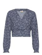 Levi's® Tamara Ls Blouse Mara Floral V Blå