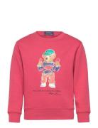 Ralph Lauren Kids Polo Bear Fleece Sweatshirt Röd