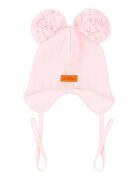 Gugguu Cotton Double Tuft Baby Beanie Rosa