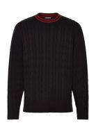 Weekday Over D Cable Sweater Svart