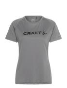 Craft Core Essence Logo Tee W Grå