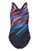 Speedo Womens Digital Printed Medalist Svart