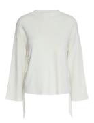 YAS Yasfringa Ls O-Neck Knit Pullover S. Kräm