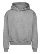 Weekday Boxy Heavyweight Hoodie Grå