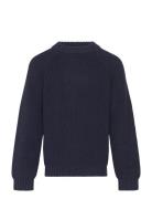 Copenhagen Colors Knitted Classic Rib Blouse Marinblå