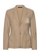 Lauren Ralph Lauren Bullion Jacquard Blazer Beige