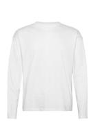 Weekday Great Boxy Long Sleeve T-Shirt Vit