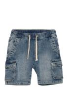 Minymo Shorts Sweat Denim Blå