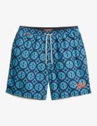 Superdry Tile Print 16 Swim Short Marinblå