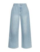 MSCH Copenhagen Mschingrid Lis Hw Wide Jeans Blå