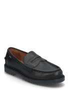 Polo Ralph Lauren Jett Lug-Sole Leather Penny Loafer Svart