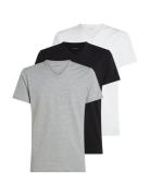 Calvin Klein S/S V Neck 3Pk Svart