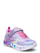 Skechers Girls Infinite Heart Lights Color Lovin Multi/patterned