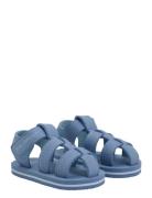 En Fant Sandal Velcro Blå