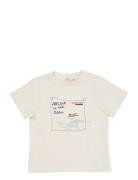 Copenhagen Colors T-Shirt W. Print & Embroidery Kräm