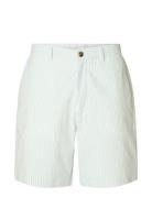 Selected Homme Slhregular-Karl Seersucker Shorts Noos Vit